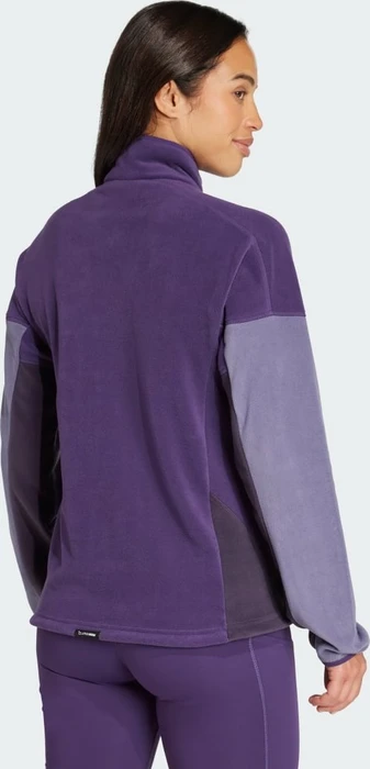 adidas Terrex Multi Climawarm Fleece Funktionsshirt langarm aurora plum/preloved violet/aurora black (Damen)