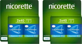 Kenvue Nicorette Freshmint 2mg Lutschtabletten, 160 Stück (2x 80 Stück)