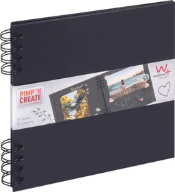 Walther Design Spiralalbum Pimp and Create 19x21 schwarz