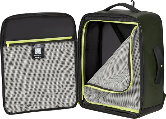 Samsonite Paradiver Light, Underseat Backpack M, Untersitz Handgepäck, Kabinentasche, Flugzeug Rucksack, 45cm, 33l, Jungle Green