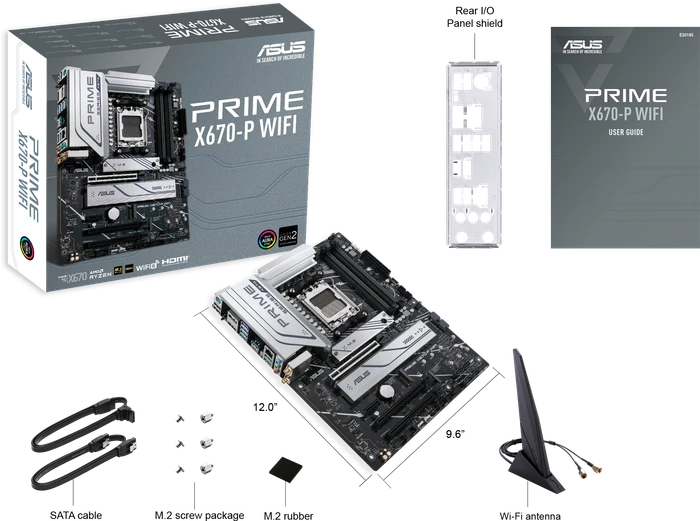 ASUS Prime X670-P WIFI (AMD AM5)