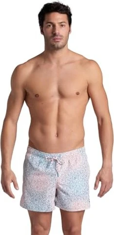 Arena Water Print Allover Multiprints Badeshorts white/purple blue multi (Herren)