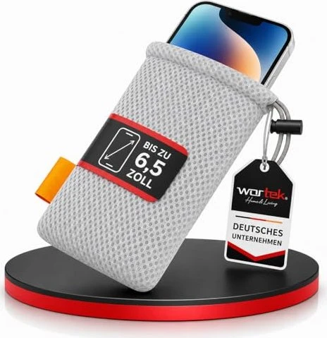 Wortek Handytasche Universal grau