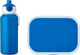 Mepal Campus Trinkflasche & Brotdose Pausen-Set blau, 2-tlg.
