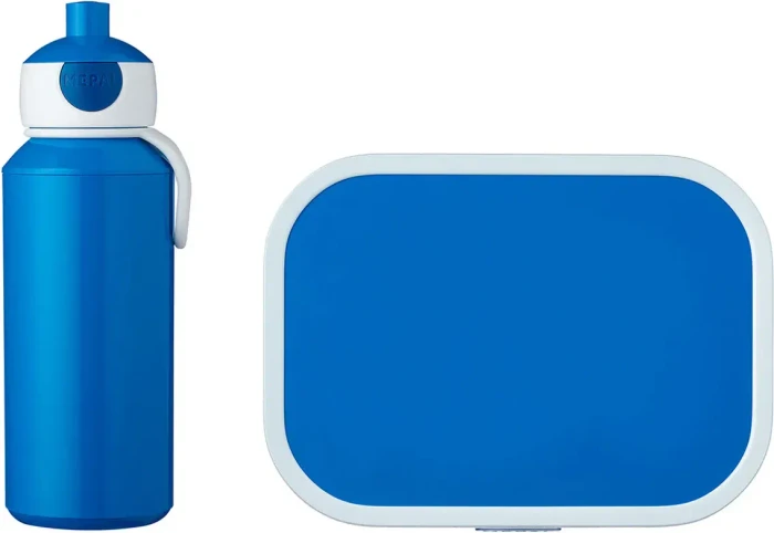 Mepal Campus Trinkflasche & Brotdose Pausen-Set blau, 2-tlg.