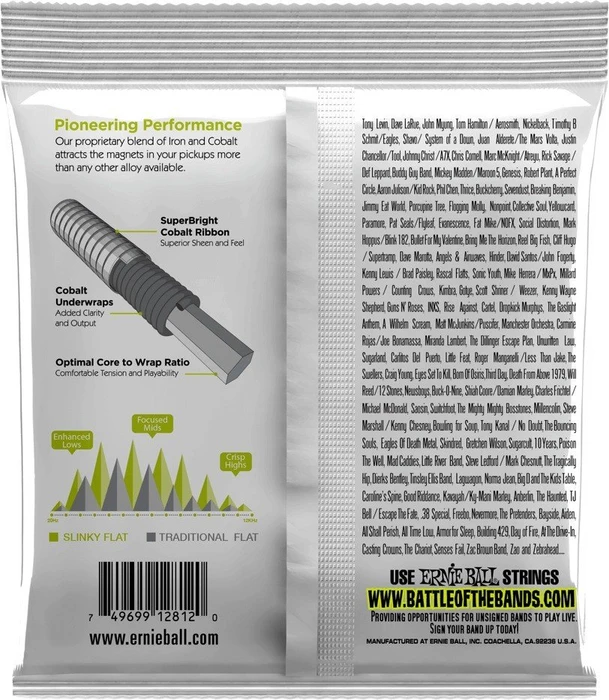 Ernie Ball Flatwound Regular Slinky