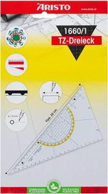 Aristo TZ-Dreieck 26cm, ungleichschenklig 6°, transparent