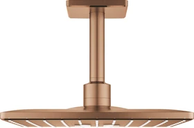 Grohe Rainshower SmartActive 310 Cube Kopfbrause Deckenauslass warm sunset gebürstet
