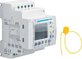 Hager Fehlerstromschutz-Relais 30mA-30A mit Zeitverzögerung LCD Anzeige 4 Wege