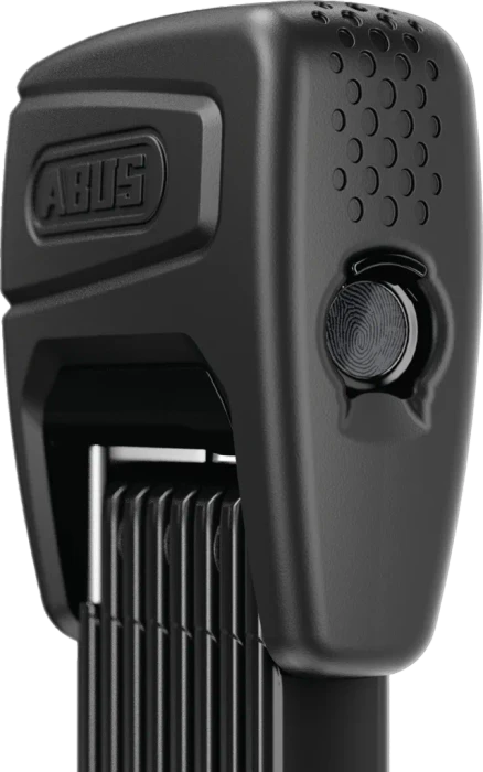 ABUS Bordo 6000AF/120 BK SH inkl. Halterung Faltschloss, Fingerabdruck schwarz
