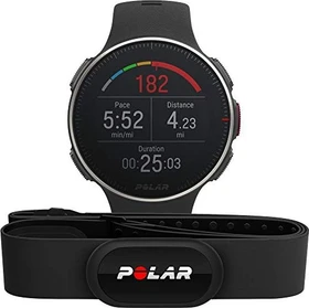 Polar Vantage V Titan mit H10 Herzfrequenz-Sensor schwarz/rot