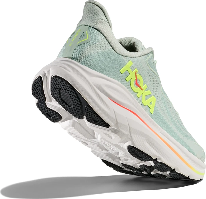 Hoka Clifton 10 Wide sea glass/neon flame (Damen)