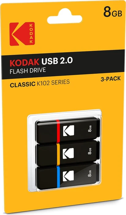 Emtec K102 Kodak 8GB, USB-A, USB 2.0, 3er-Pack
