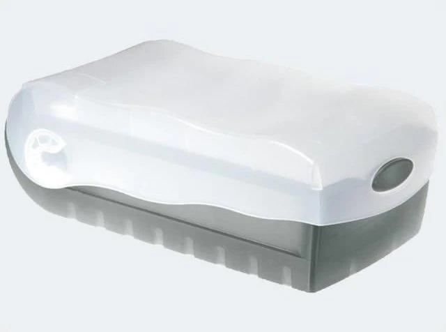 HAN Croco Karteibox, A7, transparent/transparent, inkl. 100 Karteikarten