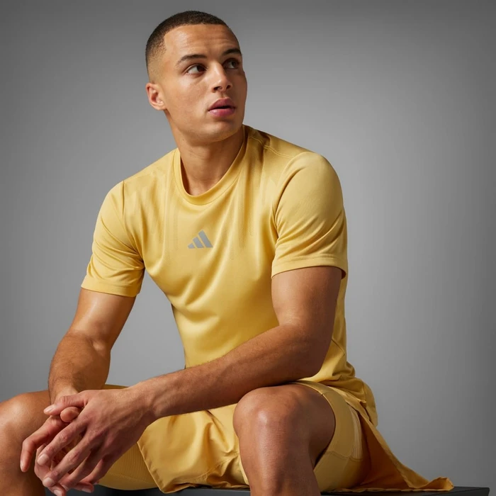 adidas HIIT Airchill Workout Funktionsshirt kurzarm oat (Herren)