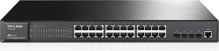 TP-Link TL-SG5400 JetStream Rackmount Gigabit Managed Switch, 24x RJ-45, 4x SFP