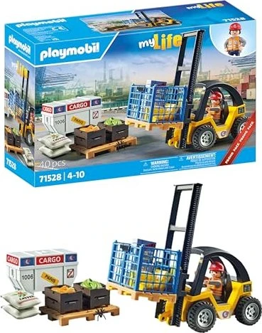 playmobil City Action Gabelstapler mit Fracht