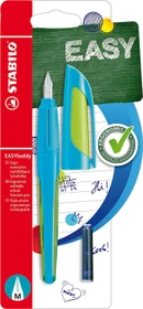STABILO EASYbuddy FRESH Edition hellblau/limette, rechte Hand, mittel, Blister