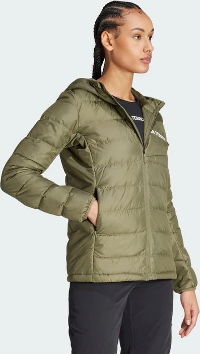 adidas Terrex Multi Light Hooded Daunen Jacke olive strata (Damen)