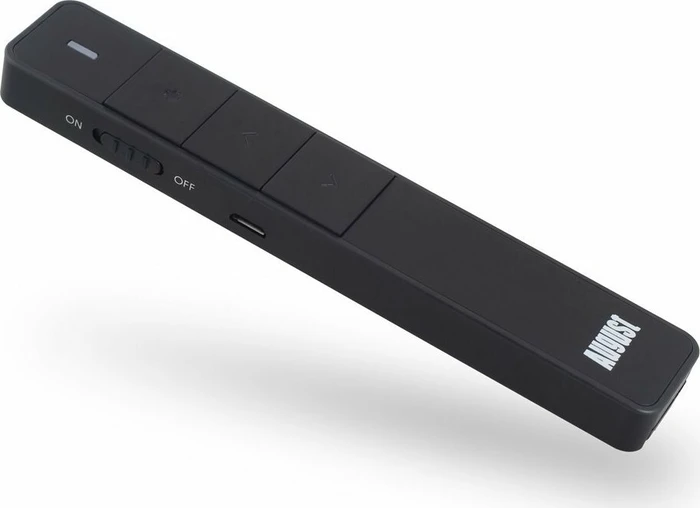 August LP210B Presenter mit Laserpointer schwarz, USB-A