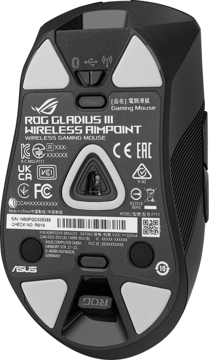 ASUS ROG Gladius III Wireless AimPoint schwarz, USB/Bluetooth