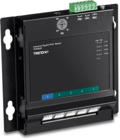 TRENDnet TI Hardened Industrial Wallmount Gigabit Switch, 5x RJ-45, 120W PoE+ (TI-PG50F)