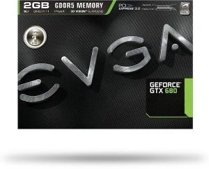 EVGA GeForce GTX 680, 2GB GDDR5, 2x DVI, HDMI, DP