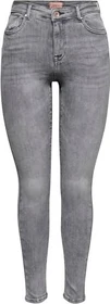 ONLY Skinny Mid Power Jeans grey denim (Damen)