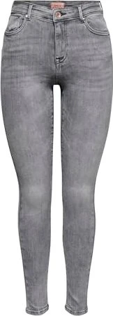 ONLY Skinny Mid Power Jeans grey denim (Damen)