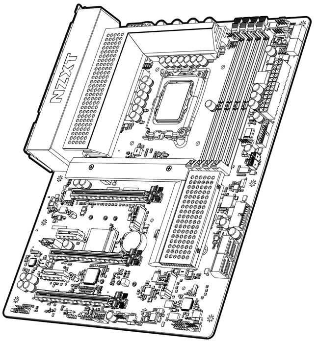 NZXT N5 Z690 Black (Intel 1700)