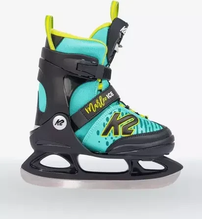 K2 Marlee Ice Eislaufschuhe schwarz/türkis/gelb (Junior) – Bild 4 von 4