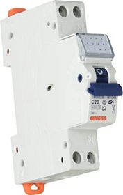 Gewiss MTC 45 1P+N C 20A 1TE