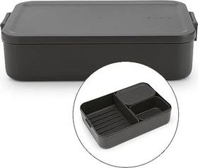 Brabantia Make & Take Bento Lunchbox L Aufbewahrungsbehälter dark grey