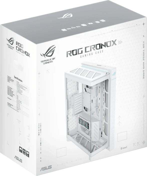 ASUS ROG Cronox White, Glasfenster