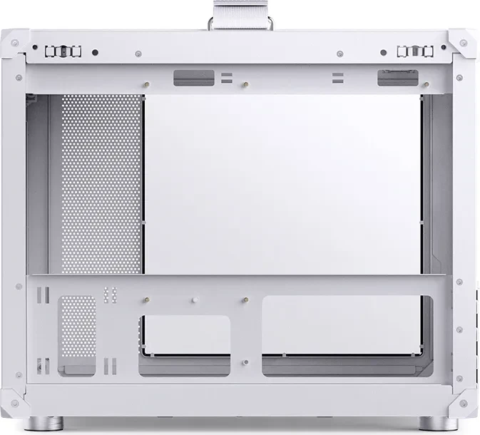 Jonsbo C6 MAX White, weiß, Glasfenster