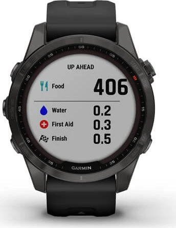 Garmin Fenix 7S Sapphire Solar slate grey titan/black