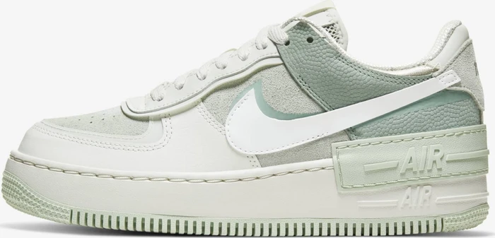 Nike Air Force 1 Shadow spruce aura/pistachio frost/silver pine/white (Damen)