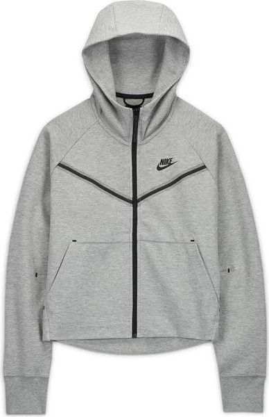 Nike Sportswear Tech Fleece Windrunner Hoodie Jacke dark grey heather/black (Damen)