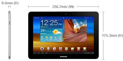 Samsung Galaxy Tab 10.1 P7510, schwarz, 32GB