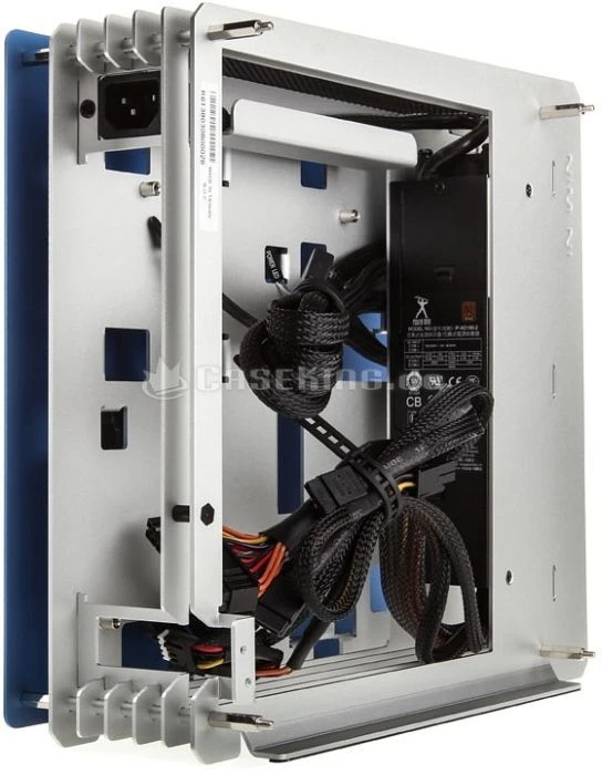 In Win H-Frame Mini blau, Glasfenster, Mini-ITX, 180W proprietär