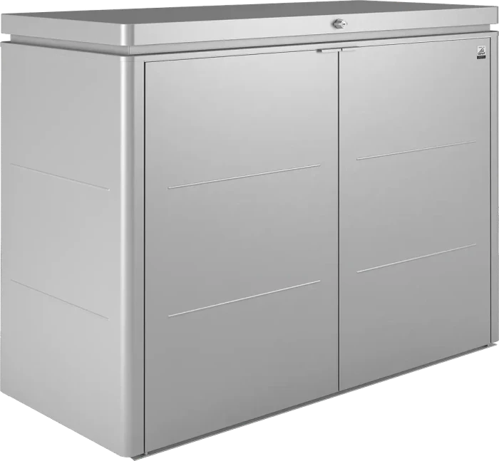 Biohort HighBoard 160 Gartenbox silber-metallic