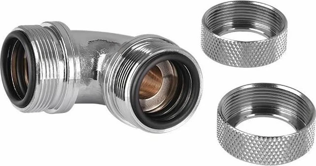 Thermaltake Pacific Verbinder für PETG Rohre 90° 16mm chrome