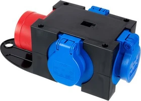 PCE Mobilverteiler Kunststoff Baureihe ST.ANTON 3xSSD GS16/5 m.B. IP44