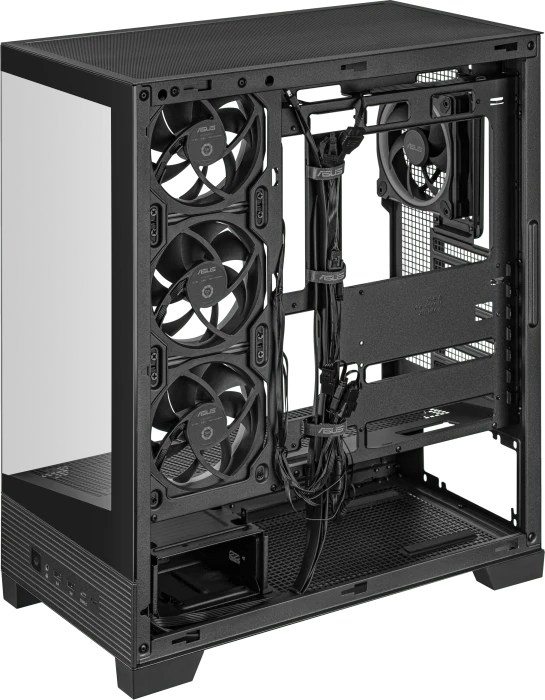 ASUS A31 Plus TG ARGB Black, Glasfenster