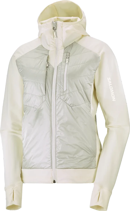 Salomon Elixir Hybrid Hooded Funktionsjacke vanilla ice (Damen)