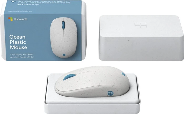 Microsoft Bluetooth Ocean Plastic Mouse Seashell, Bluetooth