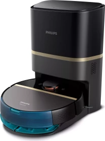 Philips XU7100/01 HomeRun 7000 Series Aqua Saug-/Wischroboter schwarz inkl. Absaugstation