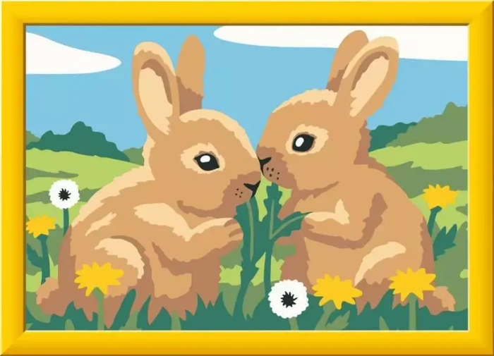 Ravensburger Malen nach Zahlen CreArt Hasenfreunde