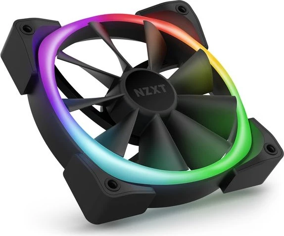NZXT Aer RGB 2 Starter Kit, Matte Black, schwarz, LED-Steuerung, 120mm, 3er-Pack