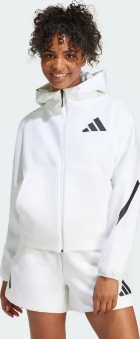 adidas Z.N.E. Zip Hoodie weiß (Damen)